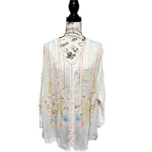 Johnny Was Stitch Blouse